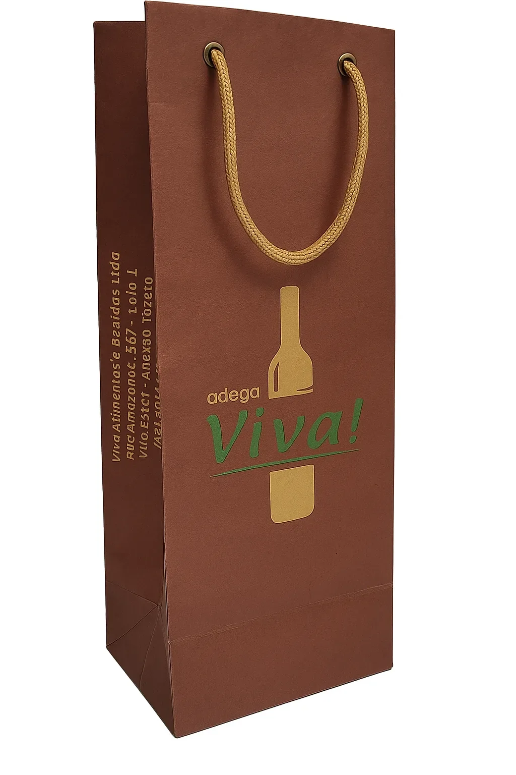 Fotografia real de portfólio de sacolas personalizadas, referência kraft-ilhos-nylon
