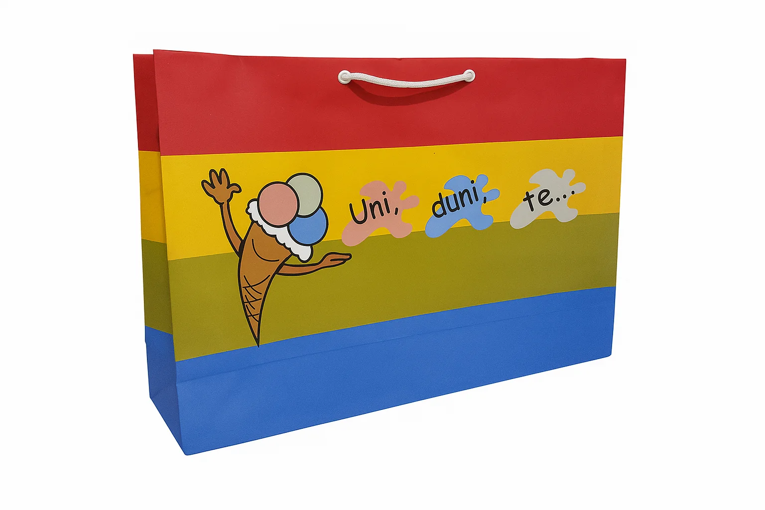 Fotografia real de sacolas duplex com laminação, referência duplex-laminacao-fosca-4