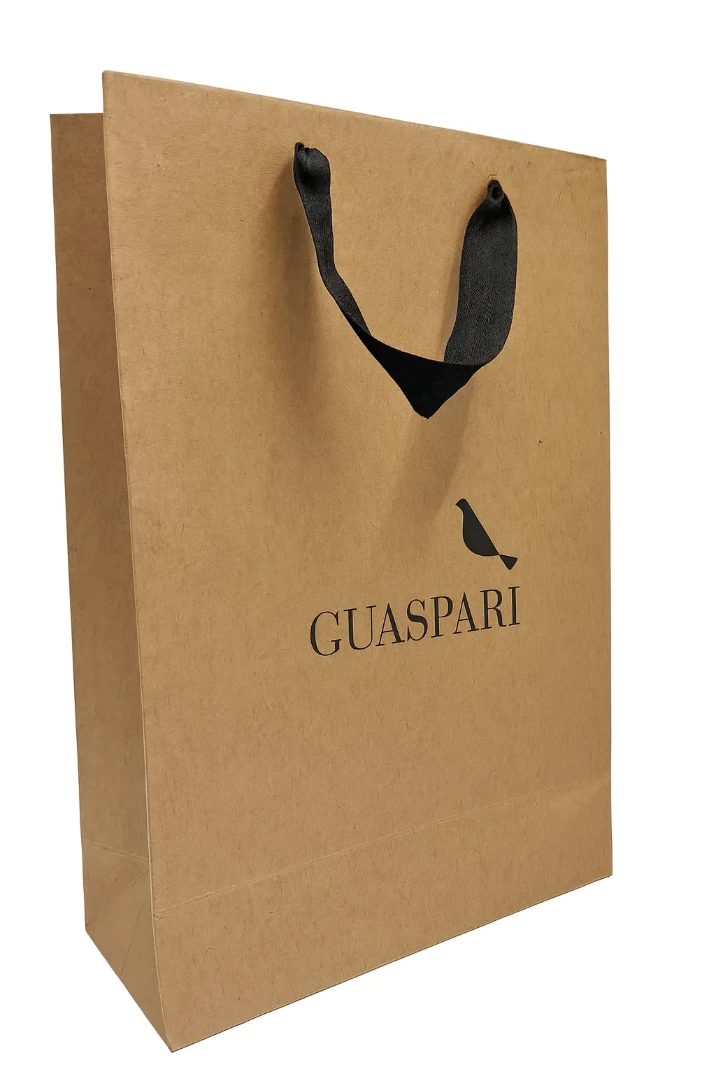 Fotografia real de sacolas de papel para duas garrafas, referência Guaspari